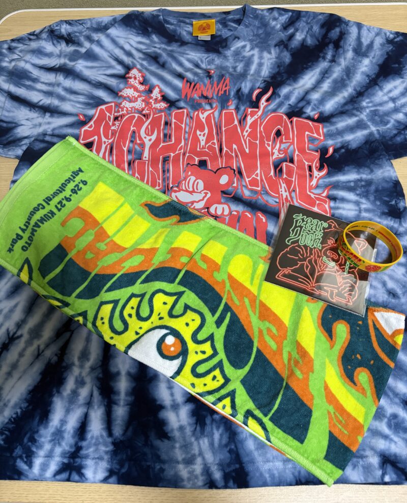 1CFタイダイTシャツ マフラータオル ラバーバンド 購入した3点