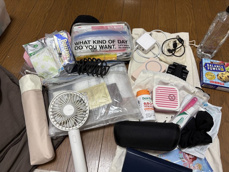 ワンチャンフェス遠征に持って行った小物②