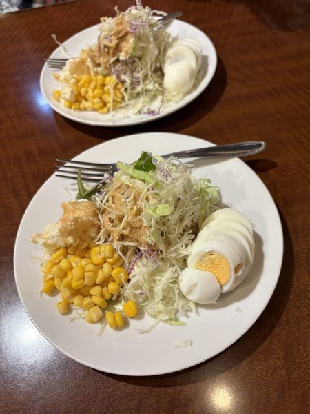 モーニングのサラダ